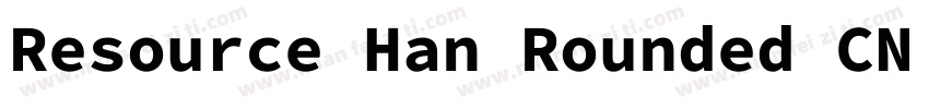 Resource Han Rounded CN Heavy0990字体转换